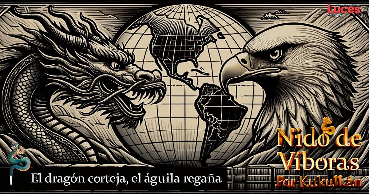 El dragón corteja, el águila regaña