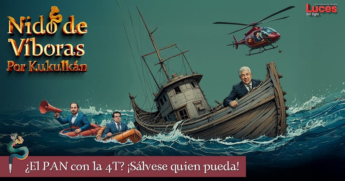 ¿El PAN con la 4T? ¡Sálvese quien pueda!