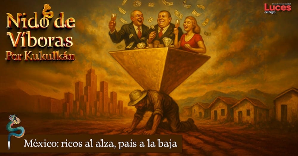 México: ricos al alza, país a la baja