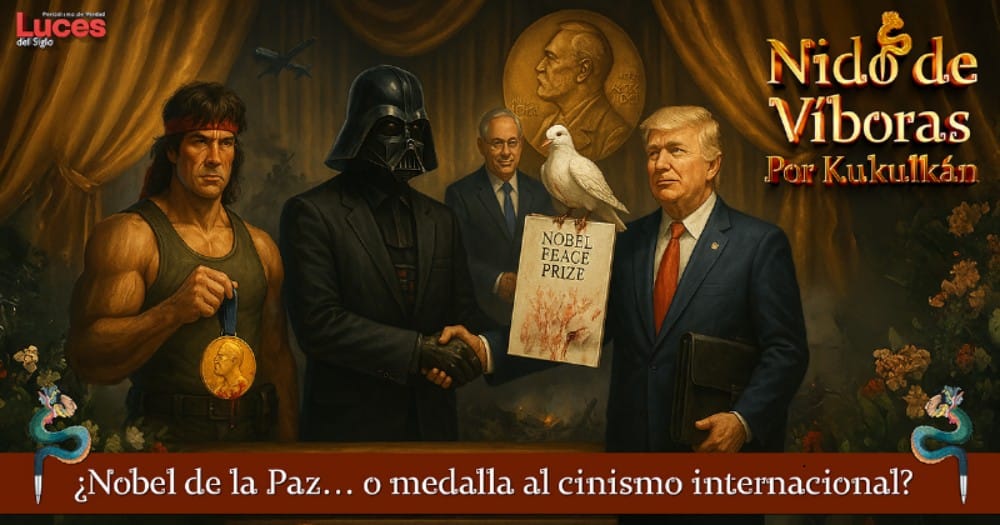 ¿Nobel de la Paz… o medalla al cinismo internacional?