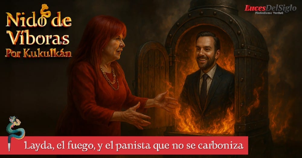 Layda, el fuego, y el panista que no se carboniza