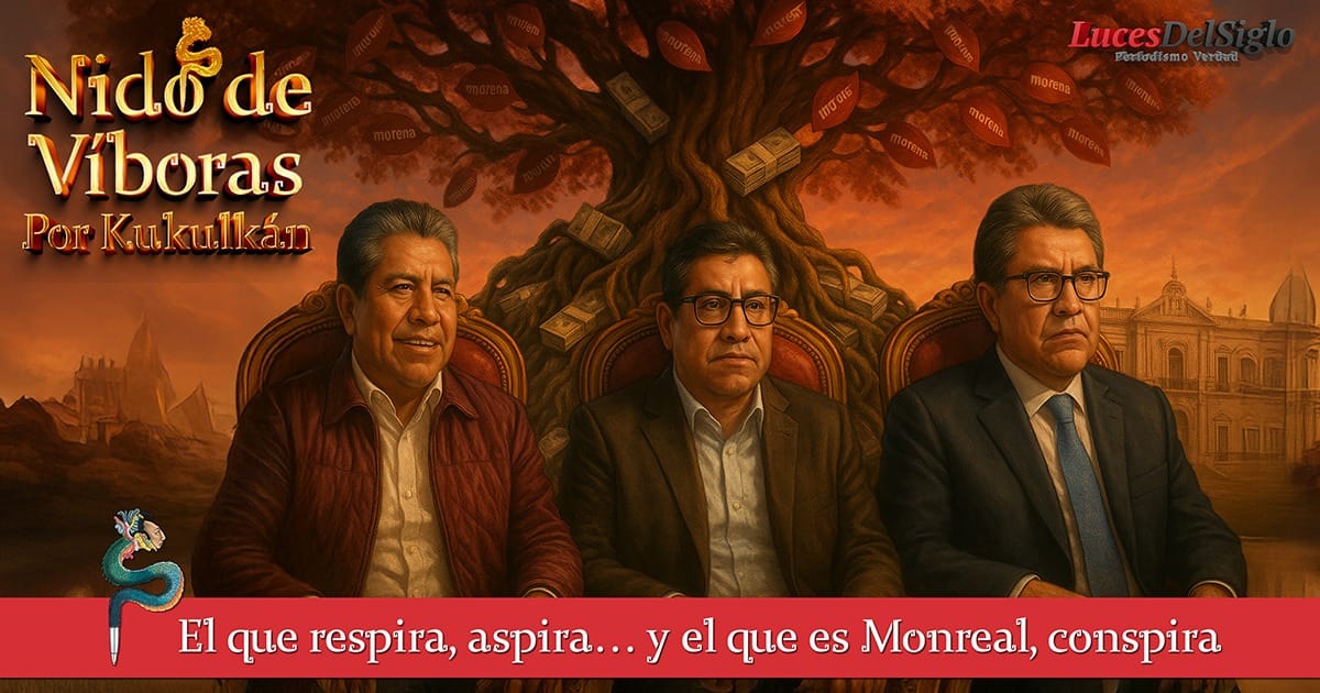 El que respira, aspira… y el que es Monreal, conspira