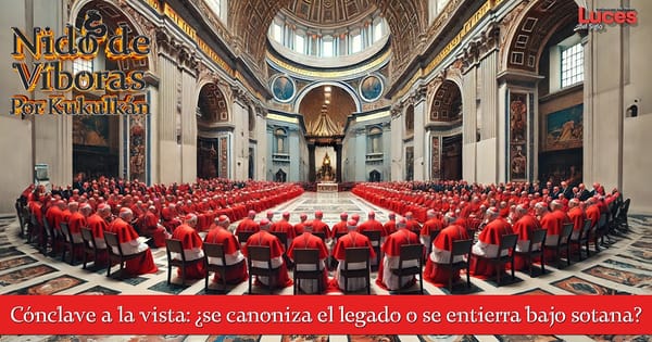 Cónclave a la vista: ¿se canoniza el legado o se entierra bajo sotana?