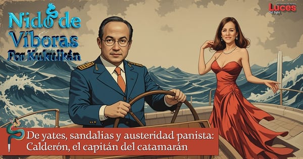 De yates, sandalias y austeridad panista: Calderón, el capitán del catamarán