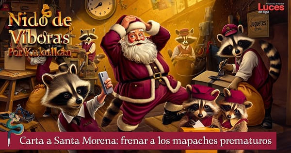 Carta a Santa Morena: frenar a los mapaches prematuros