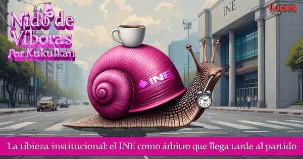 La tibieza institucional: el INE como árbitro que llega tarde al partido