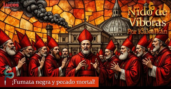 ¡Fumata negra y pecado mortal!