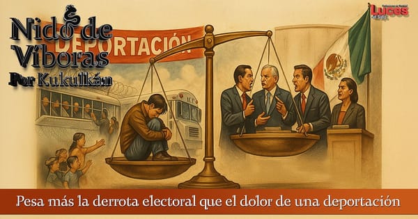 Pesa más la derrota electoral que el dolor de una deportación