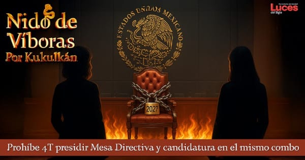 Prohíbe 4T presidir Mesa Directiva y candidatura en el mismo combo