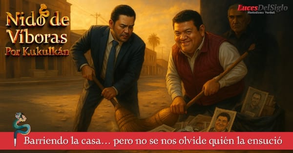 Barriendo la casa… pero no se nos olvide quién la ensució