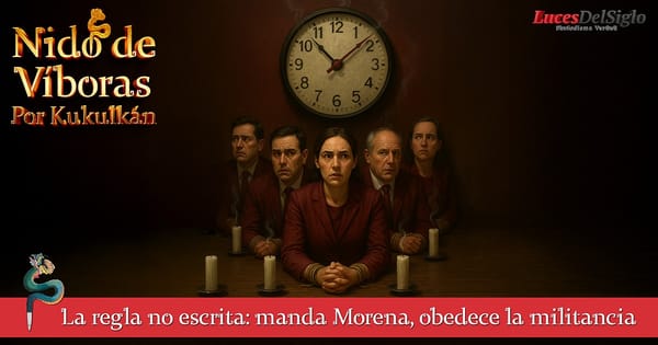 La regla no escrita: manda Morena, obedece la militancia