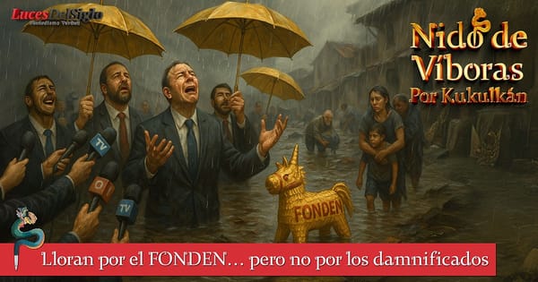 Lloran por el FONDEN… pero no por los damnificados