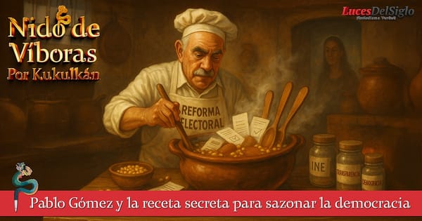 Pablo Gómez y la receta secreta para sazonar la democracia